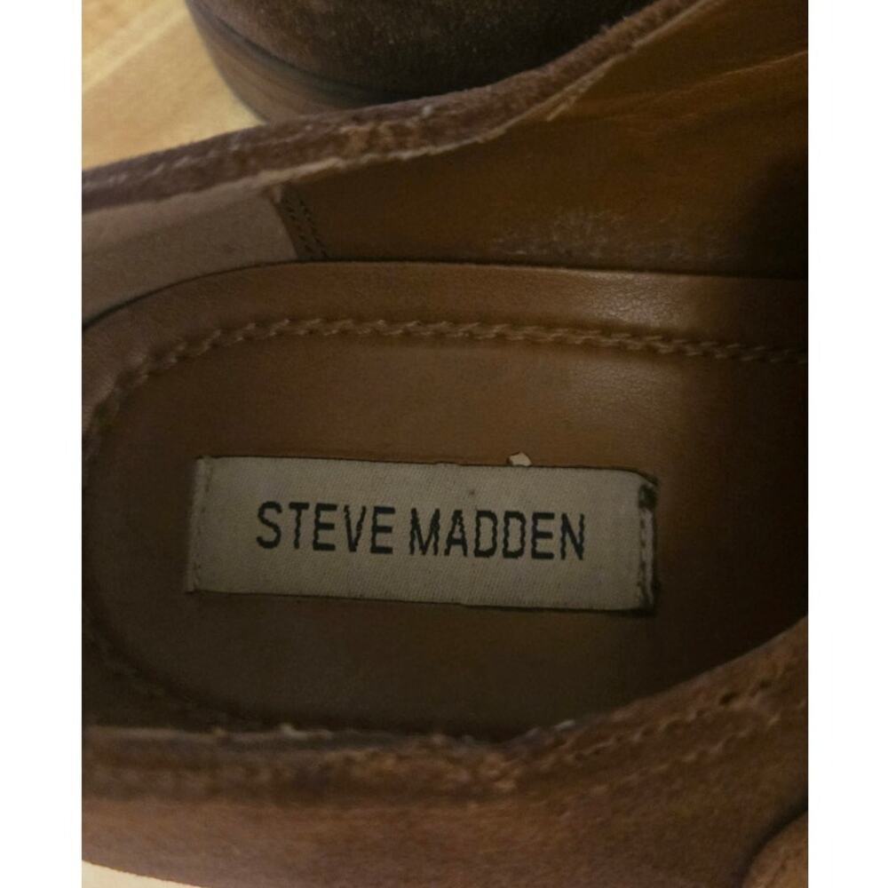 Steve Madden Tan Suede Pre-Loved Monk Strap Men's Shoes US 12 - Picture 2 of 12